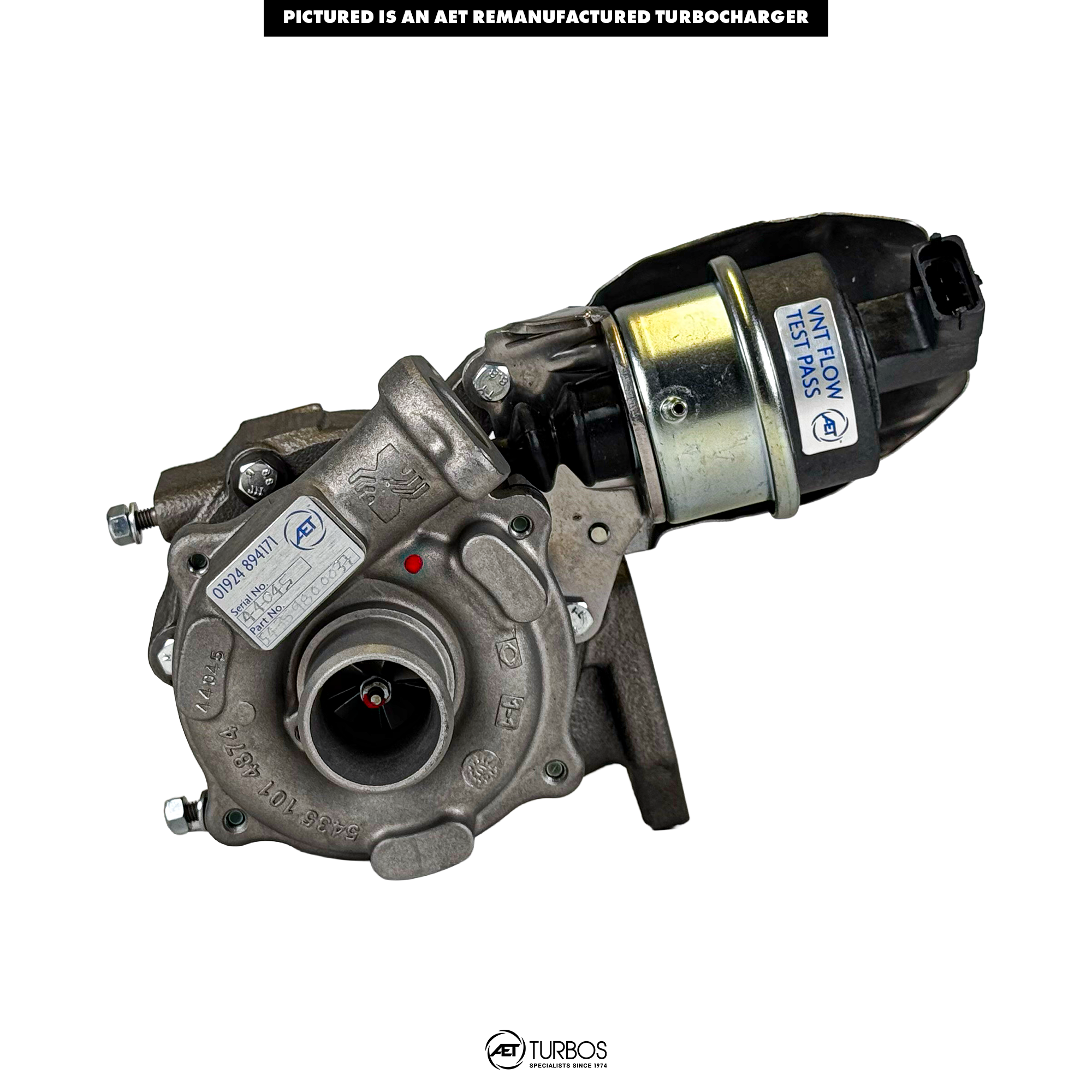 BorgWarner BV35 Fiat Turbocharger - 5435 970 0037