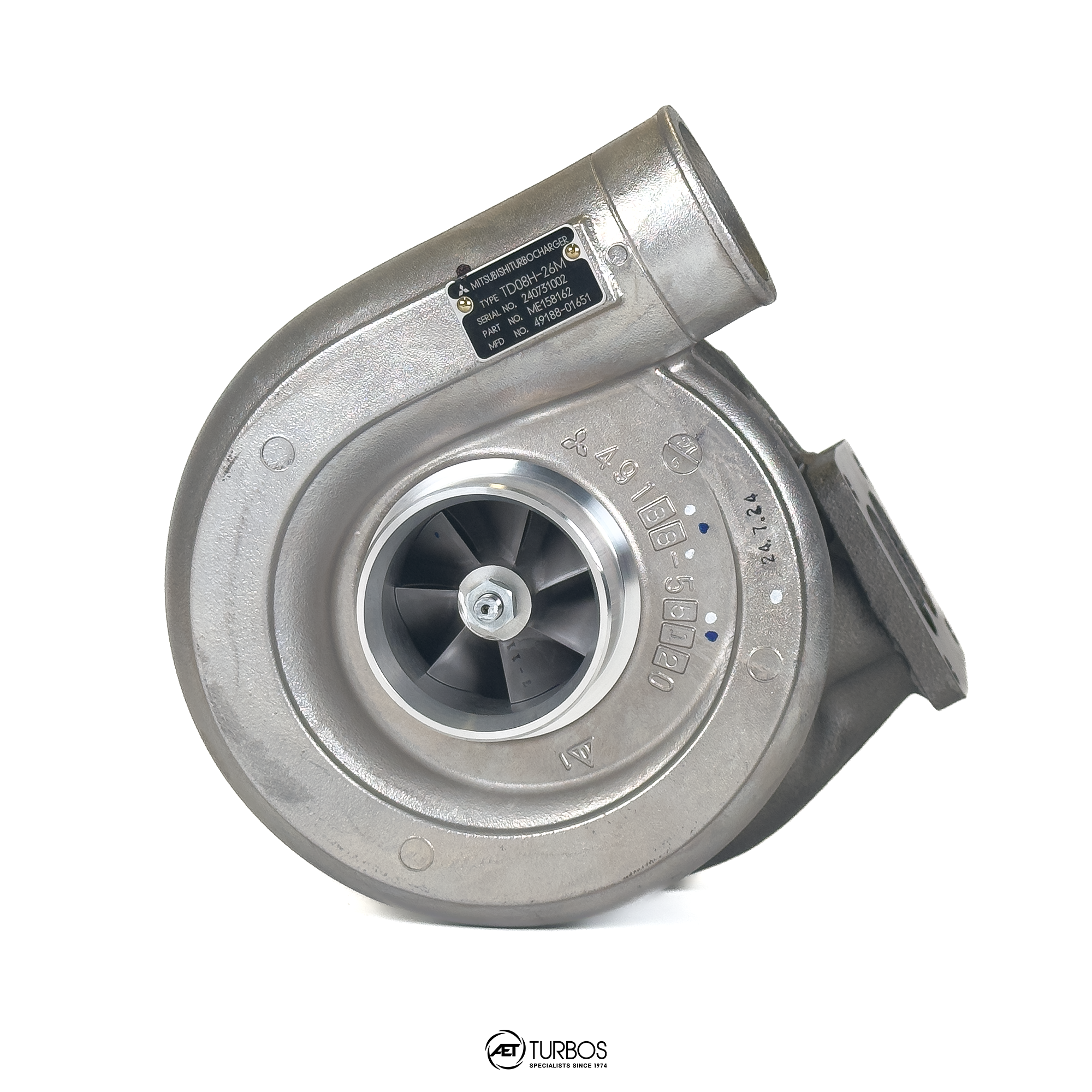 Mitsubishi TD08H-26M Turbocharger - 49188-01651