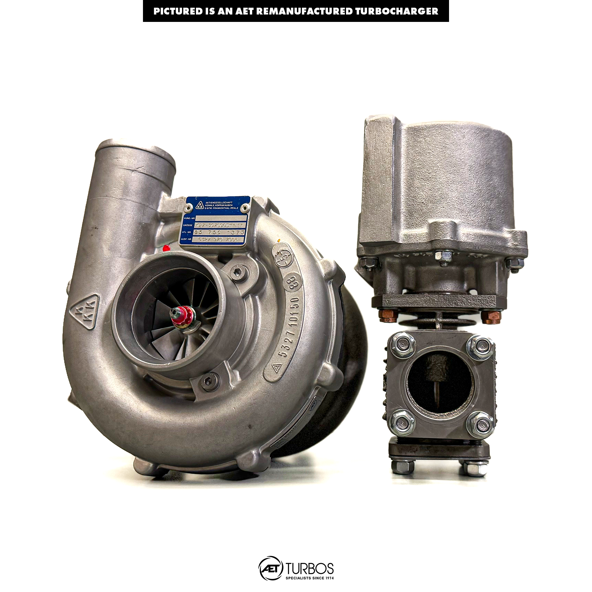 BorgWarner K27 Porsche 911 Turbo (930) Turbocharger - 5327 970 7006