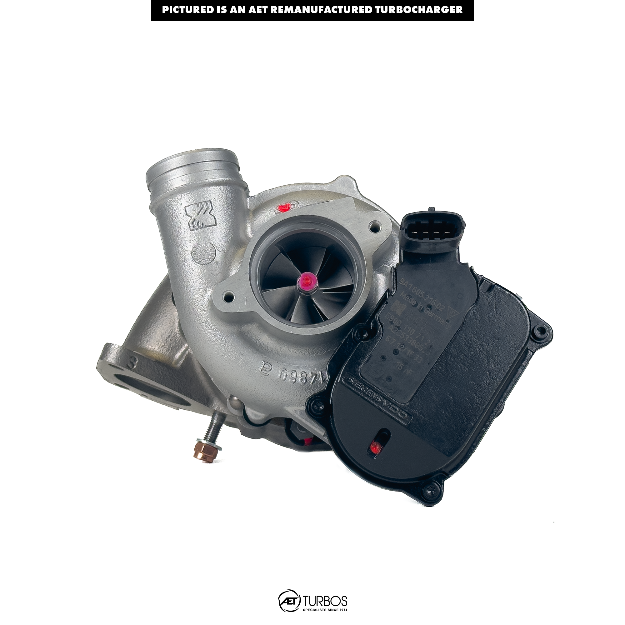 BorgWarner BV50 Porsche 911 Turbo (997.1) 3.8L Turbocharger (Right) 53049880134