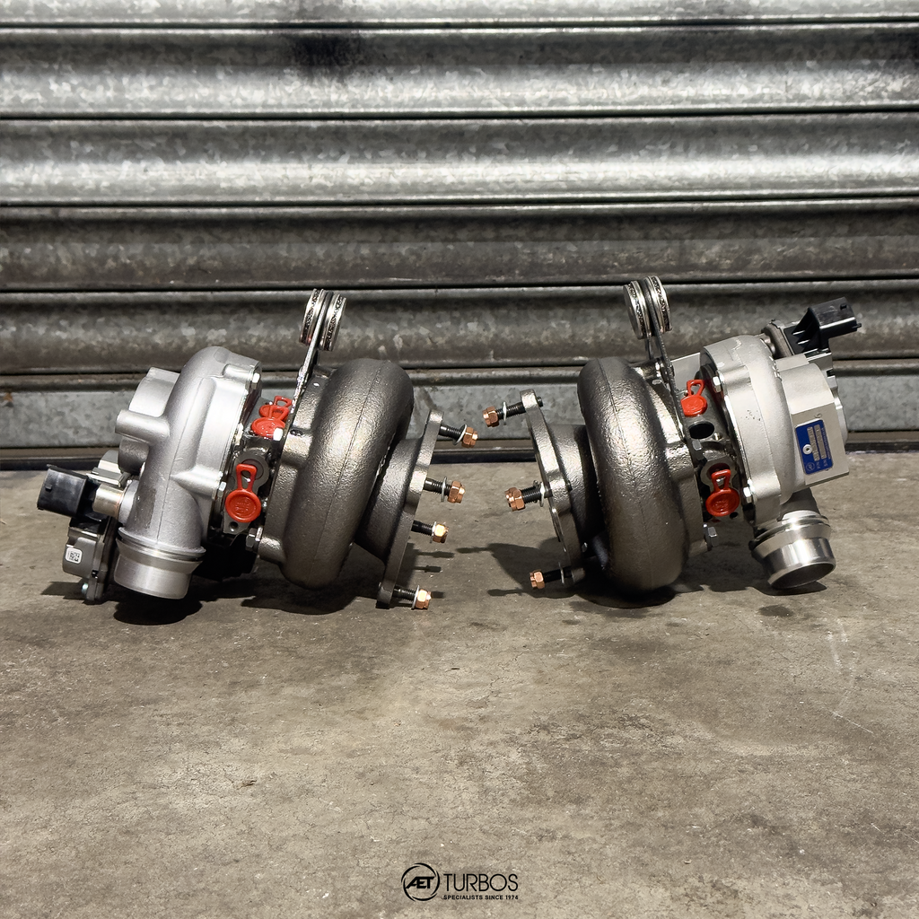 BorgWarner BV50 Porsche 911 Turbo S Turbochargers - 5304 998 0333 & 5304 998 0334 - Left & Right Banks