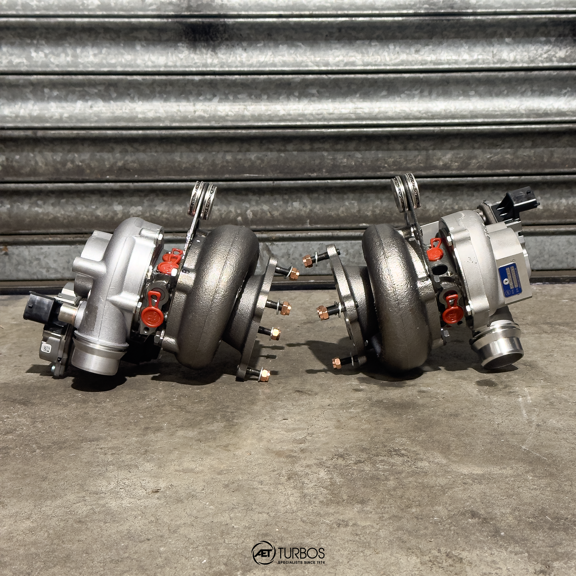 BorgWarner BV50 Porsche 911 Turbo S Turbochargers - 5304 998 0333 & 5304 998 0334 - Left & Right Banks