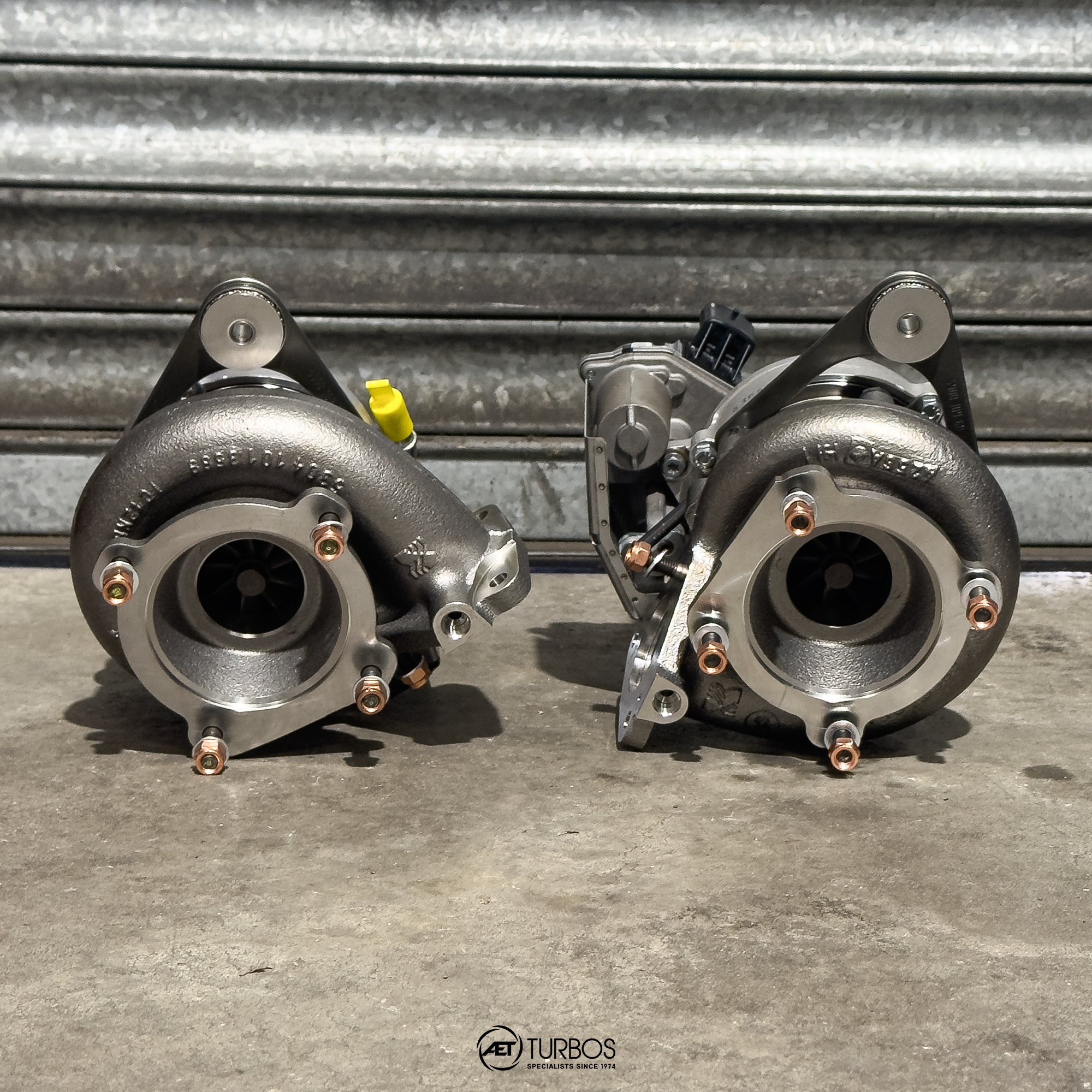 BorgWarner BV50 Porsche 911 Turbo S Turbochargers - 5304 998 0333 & 5304 998 0334 - Left & Right Banks