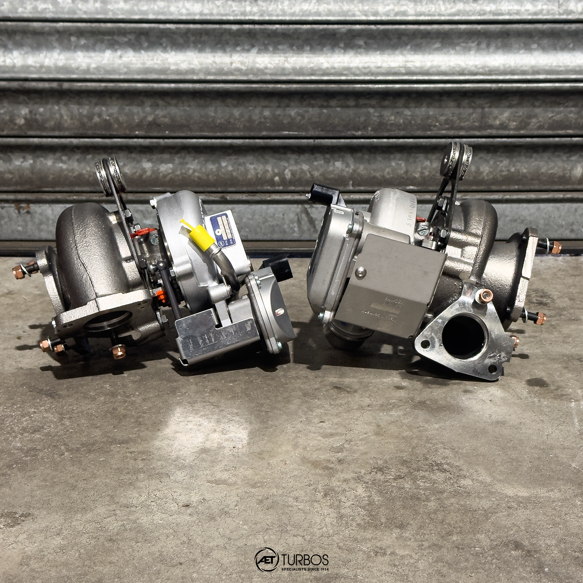 BorgWarner BV50 Porsche 911 Turbo S Turbochargers - 5304 998 0333 & 5304 998 0334 - Left & Right Banks