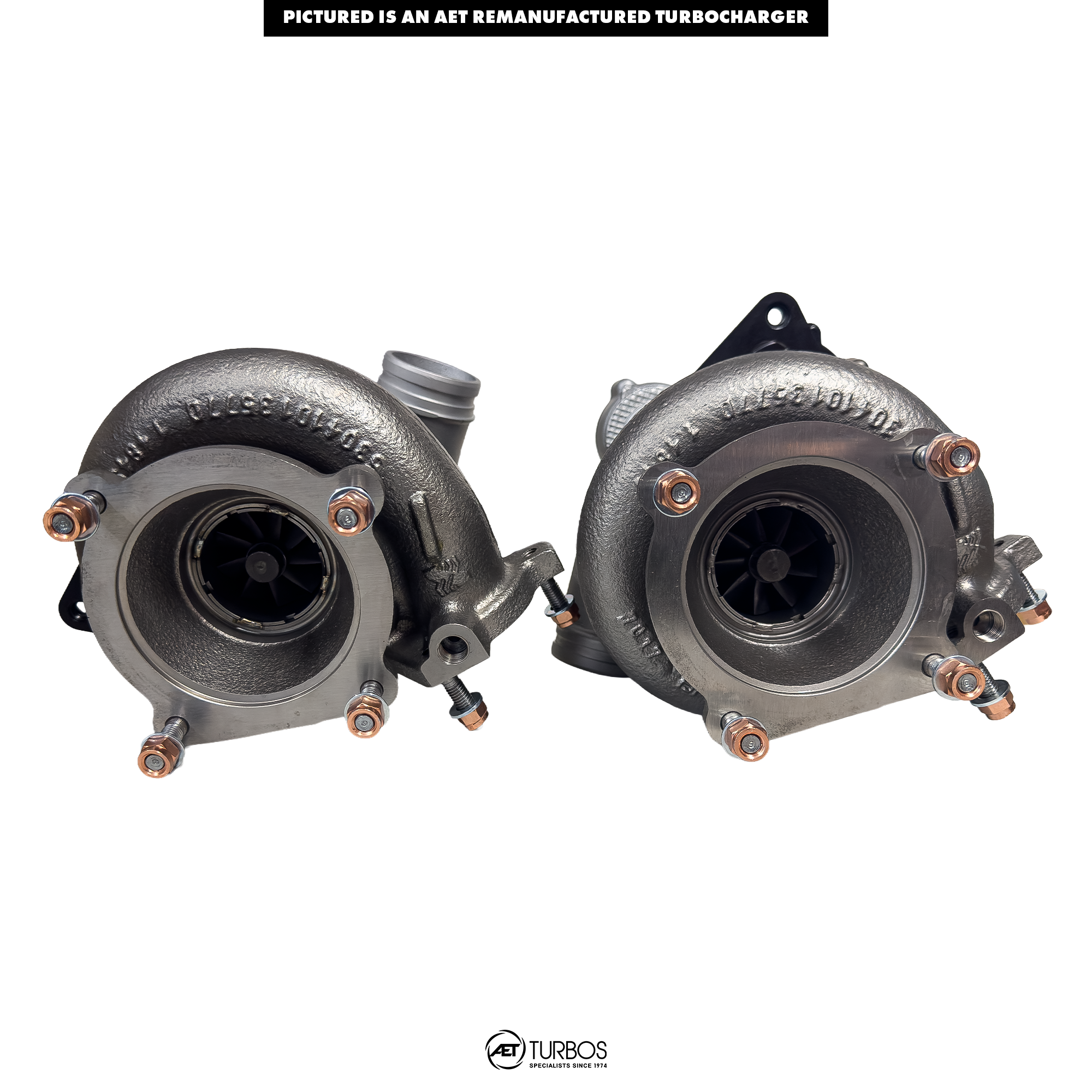 BorgWarner BV50 Stage 3 Upgrade Porsche 911 Turbo (997) Turbochargers (L&R)- 5304 988 0060, 5304 988 0061
