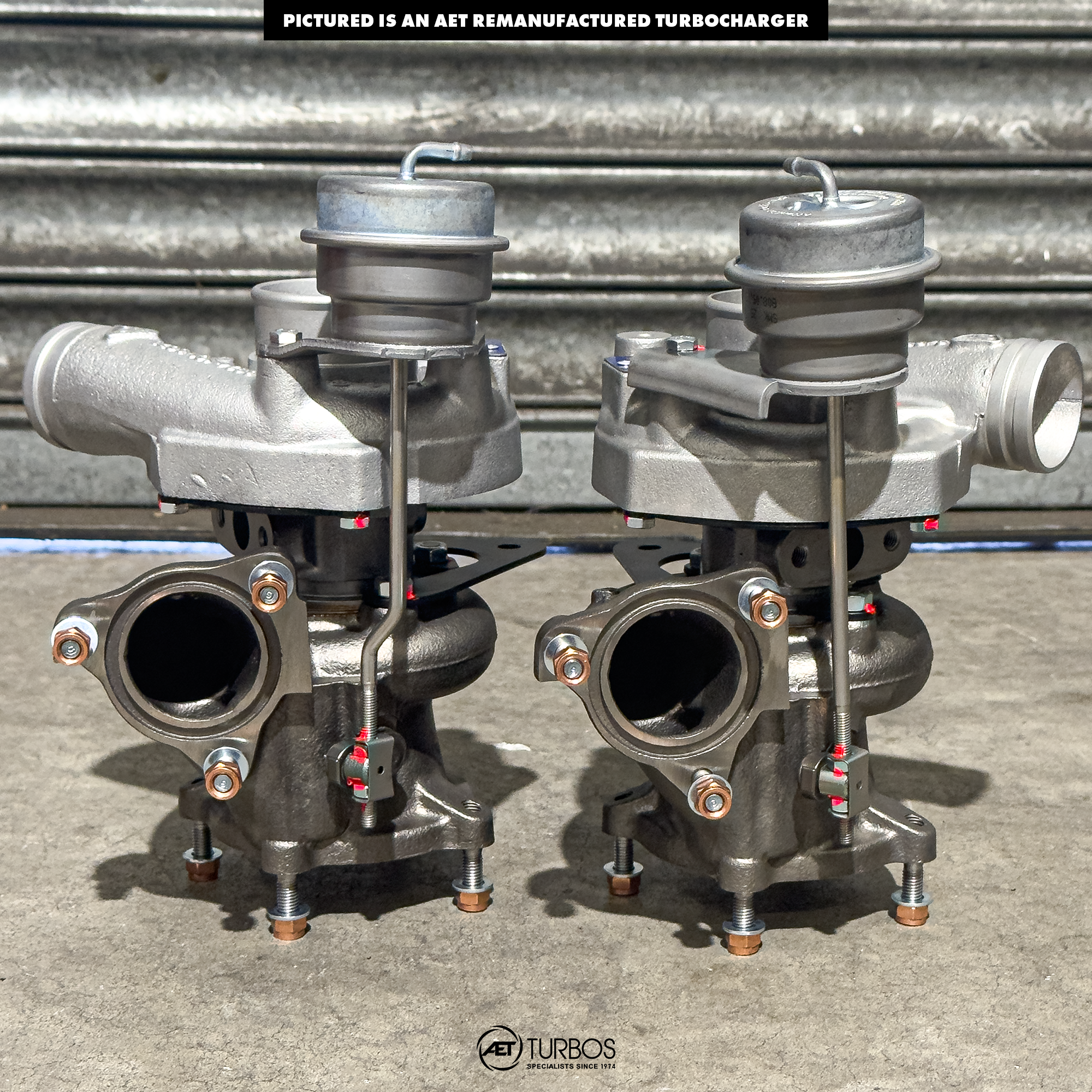 BorgWarner K24 Porsche 911 (996) Turbochargers - 5324 970 7005 & 5324 970 7006