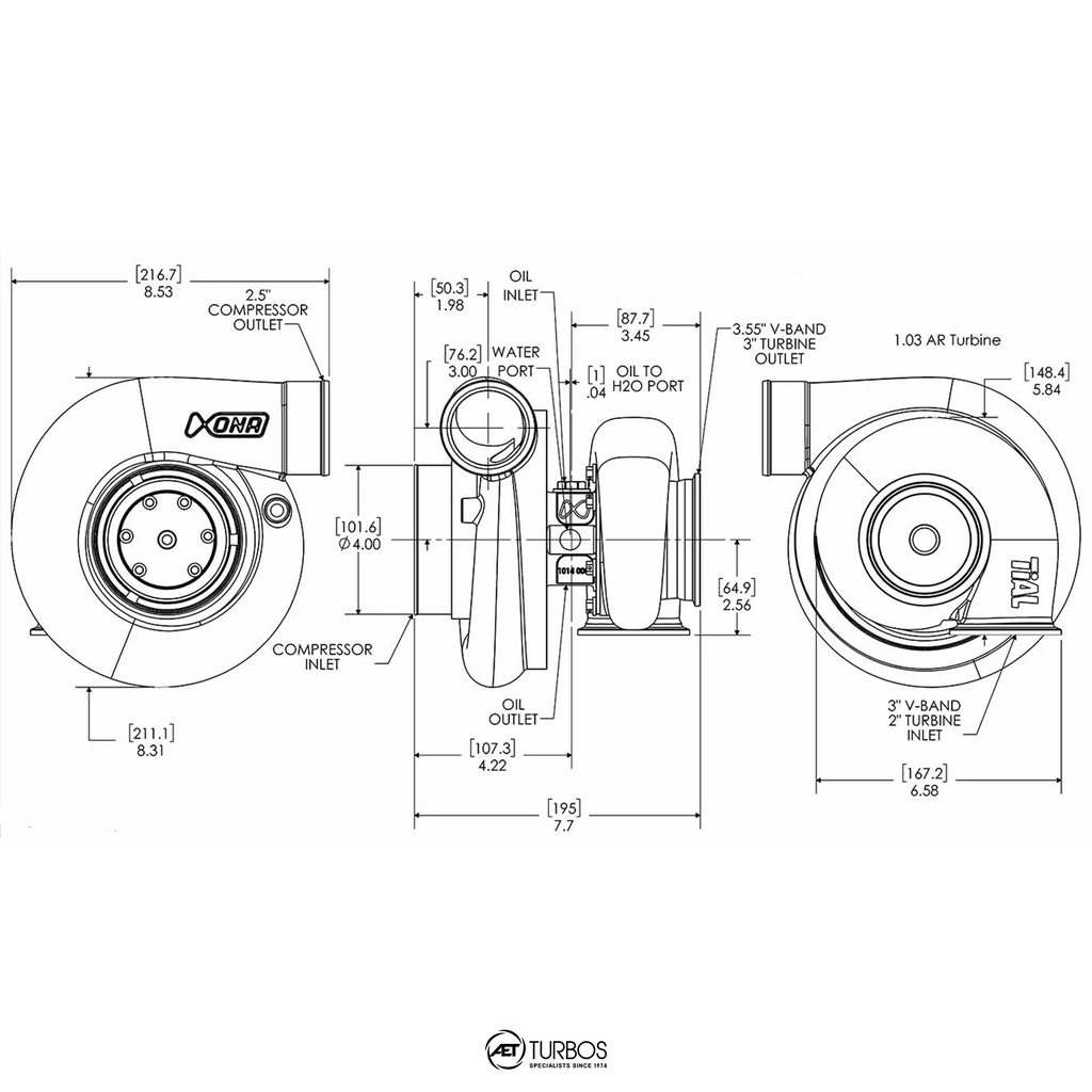 Xona Rotor X4C XRC7269S Turbocharger | 550 - 1100 HP