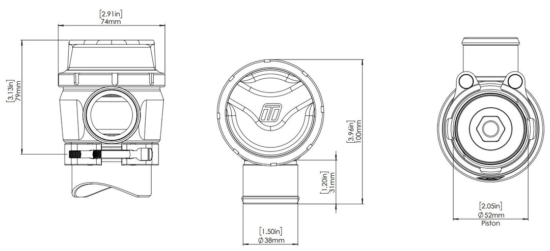 Turbosmart BOV RacePort Plumback GenV Sleeper