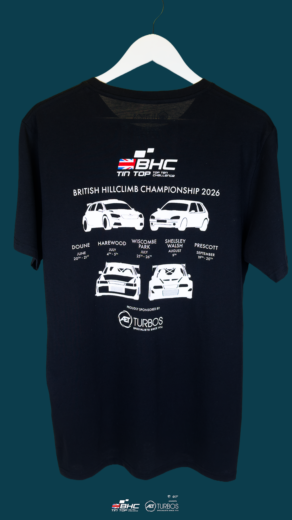 Limited Edition 2026 Tin Top Challenge T-Shirts - AET Turbos