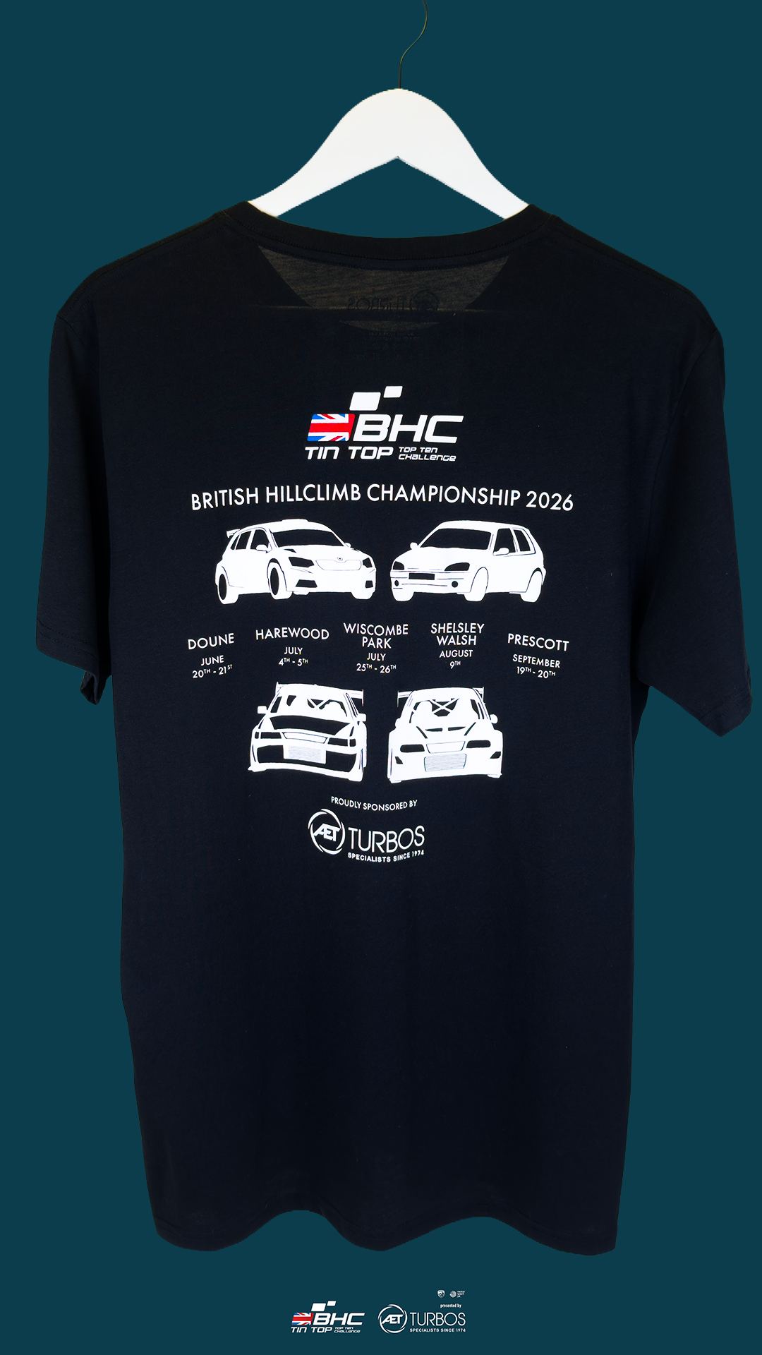 Limited Edition 2026 Tin Top Challenge T-Shirts - AET Turbos