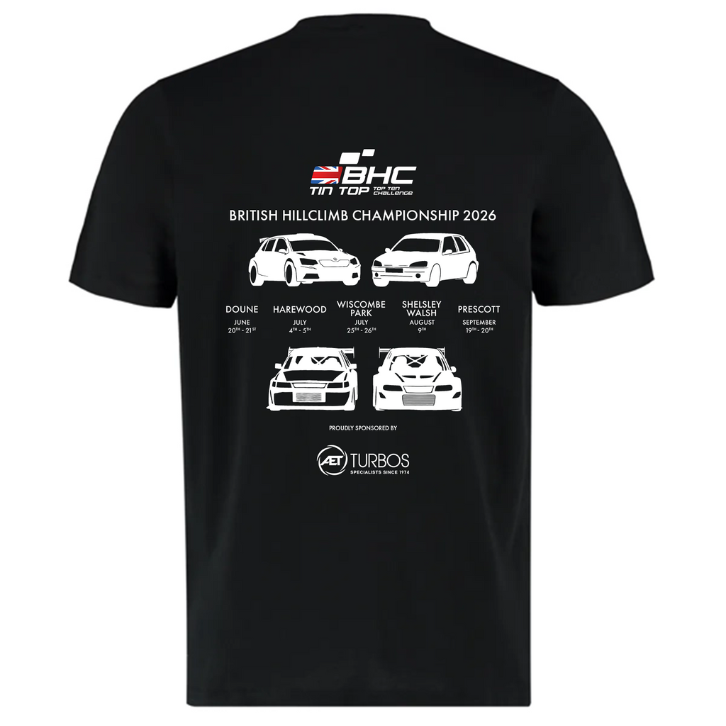Limited Edition 2026 Tin Top Challenge T-Shirts - AET Turbos