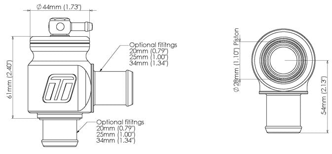 Kompact Plumb Back-25mm