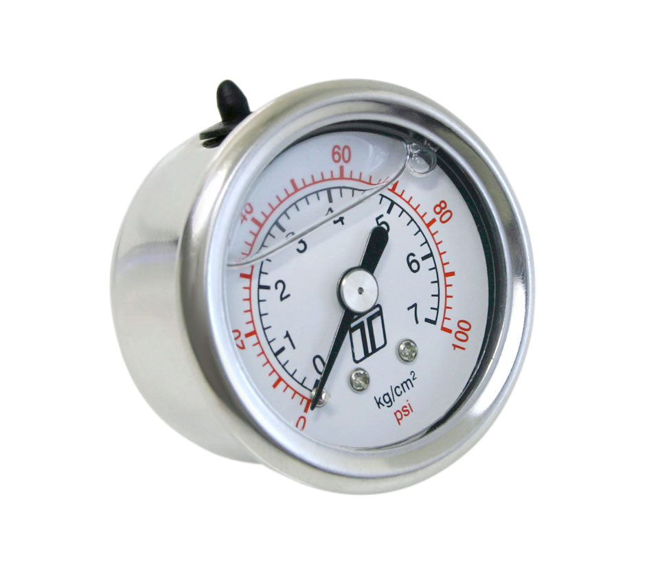 FPR Gauge 0-100PSI - Liquid Filled
