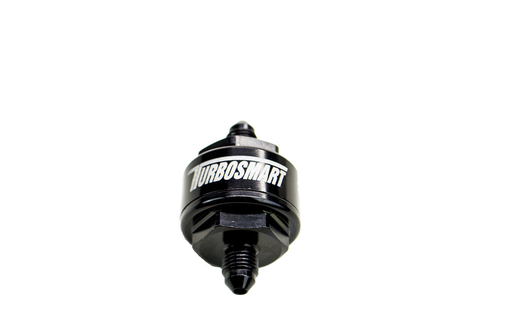 Turbosmart TS-0804-1002 Oil Feed Filter 44um -4AN - Black